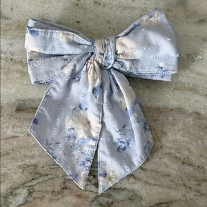 LoveShackFancy Blue Floral Hair Bow